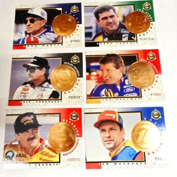 Rare Vintage Nascar Trading Card and Coin Lot 1998 Pinnacle Mint Collection - Picture 16 of 16